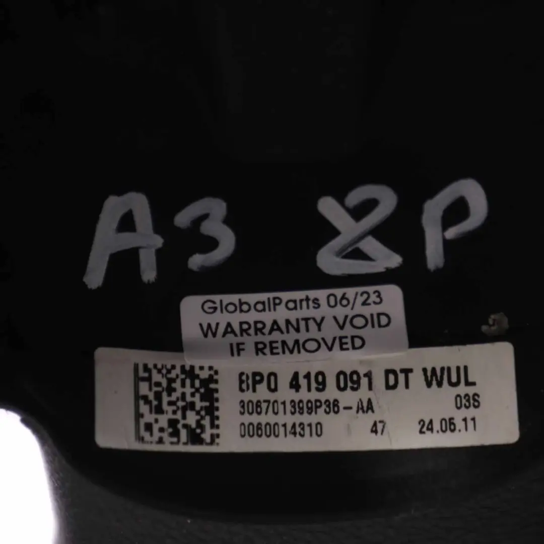 Audi A3 8P S Line NEW Volant Sport en Cuir Noir - SKU 8P0419091-1 - Numéro de pièce 8P0419091