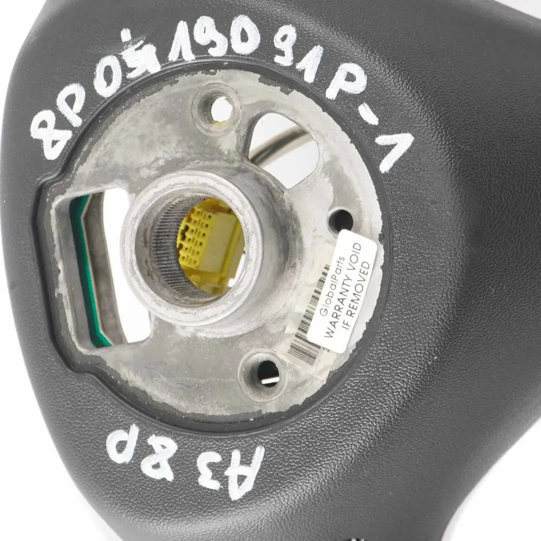 Audi A3 8P NEW Volant en cuir noir avec palettes changement vitesse - SKU 8P0419091P-1 - Numéro de pièce 8P0419091P