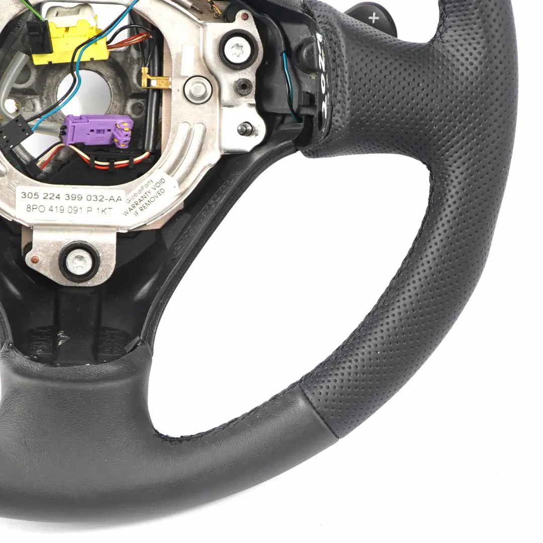 Audi A3 8P NUEVO Volante de cuero negro Paddle Shift - SKU 8P0419091P-1 - Número de pieza 8P0419091P