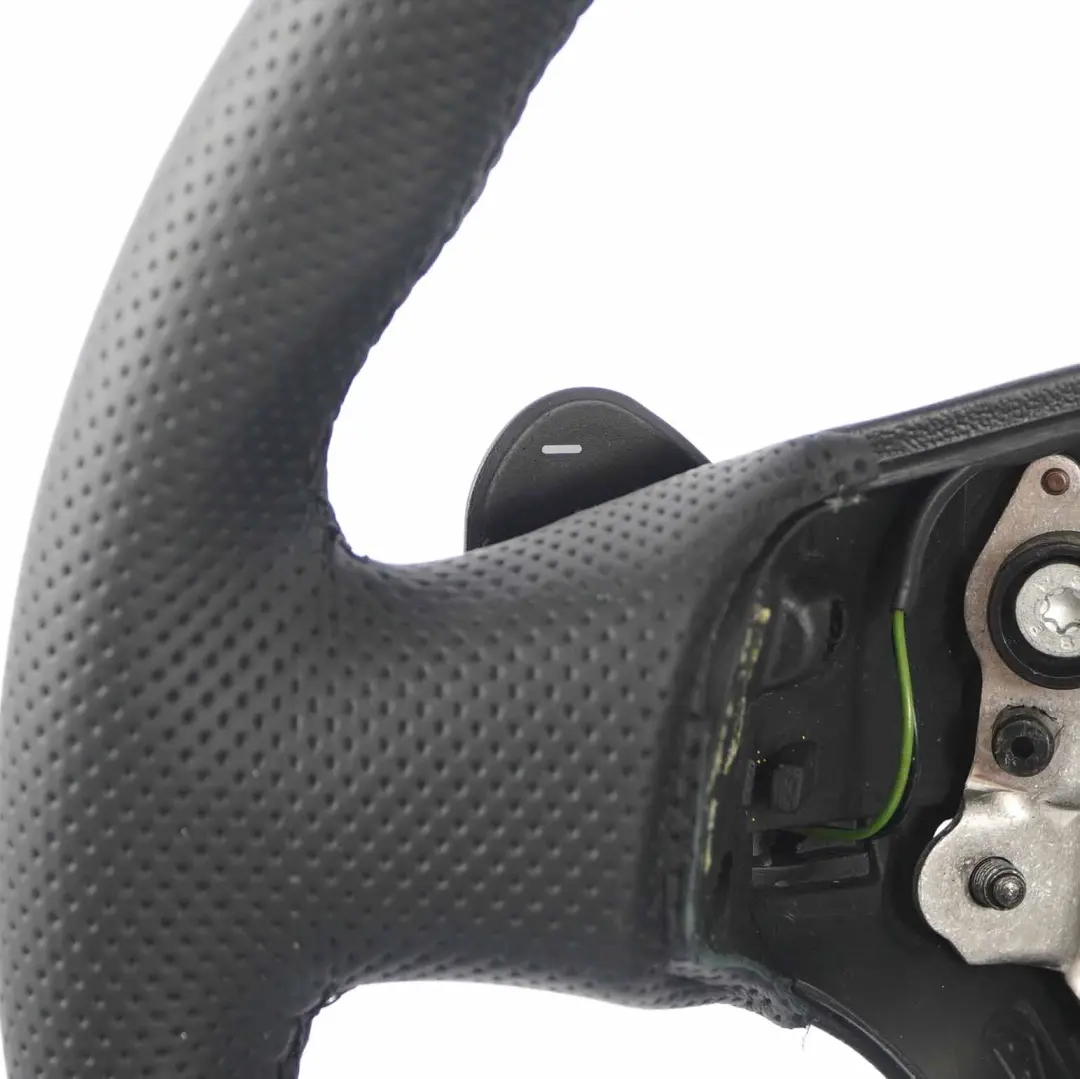 NUEVO Volante de cuero negro Paddle Shift para Audi A3 8P con número de pieza 8P0419091P Audi A3 8P NUEVO Volante de cuero negro Paddle Shift - SKU 8P0419091P-1 - Número de pieza 8P0419091P