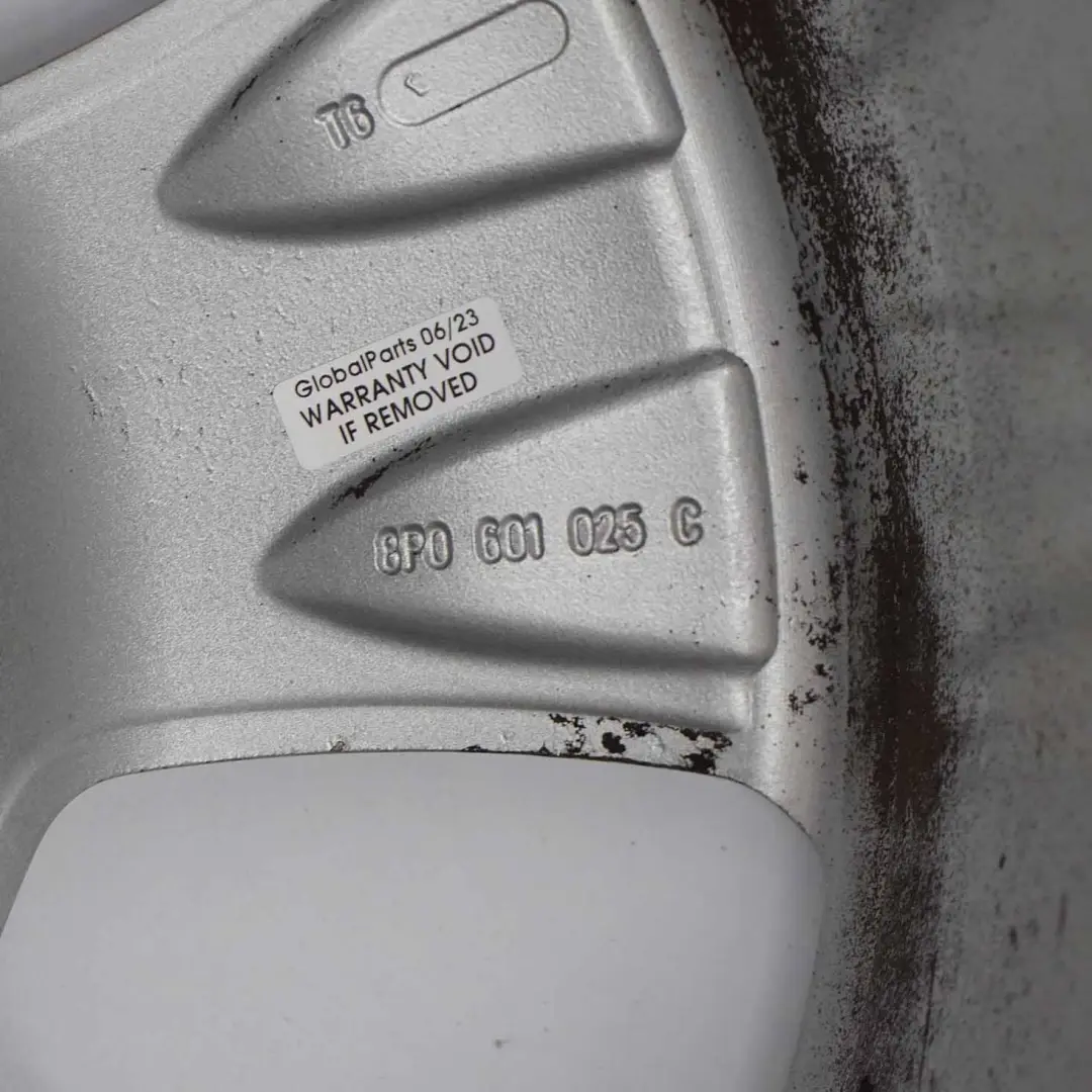Audi A3 8P Silver Wheel Alloy Rim 17" ET:56 7,5J - SKU 8P0601025C-2 - Part number 8P0601025C