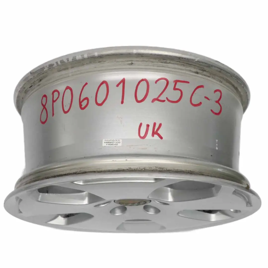 Alloy Rim 17" ET:56 7,5J to Audi A3 8P Silver Wheel with Part number 8P0601025C Audi A3 8P Silver Wheel Alloy Rim 17" ET:56 7,5J - SKU 8P0601025C-3 - Part number 8P0601025C