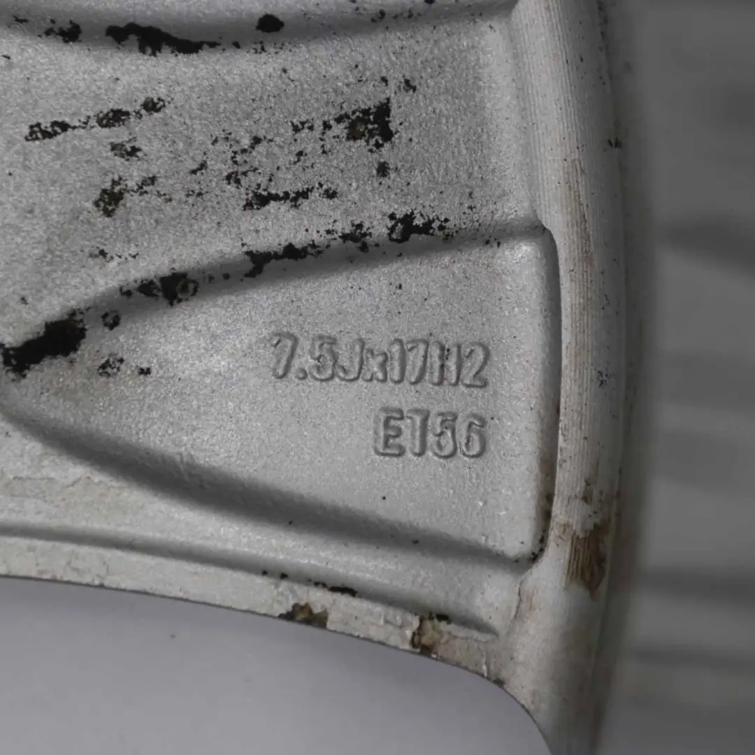 Alloy Rim 17" ET:56 7,5J to Audi A3 8P Silver Wheel with Part number 8P0601025C Audi A3 8P Silver Wheel Alloy Rim 17" ET:56 7,5J - SKU 8P0601025C-4 - Part number 8P0601025C