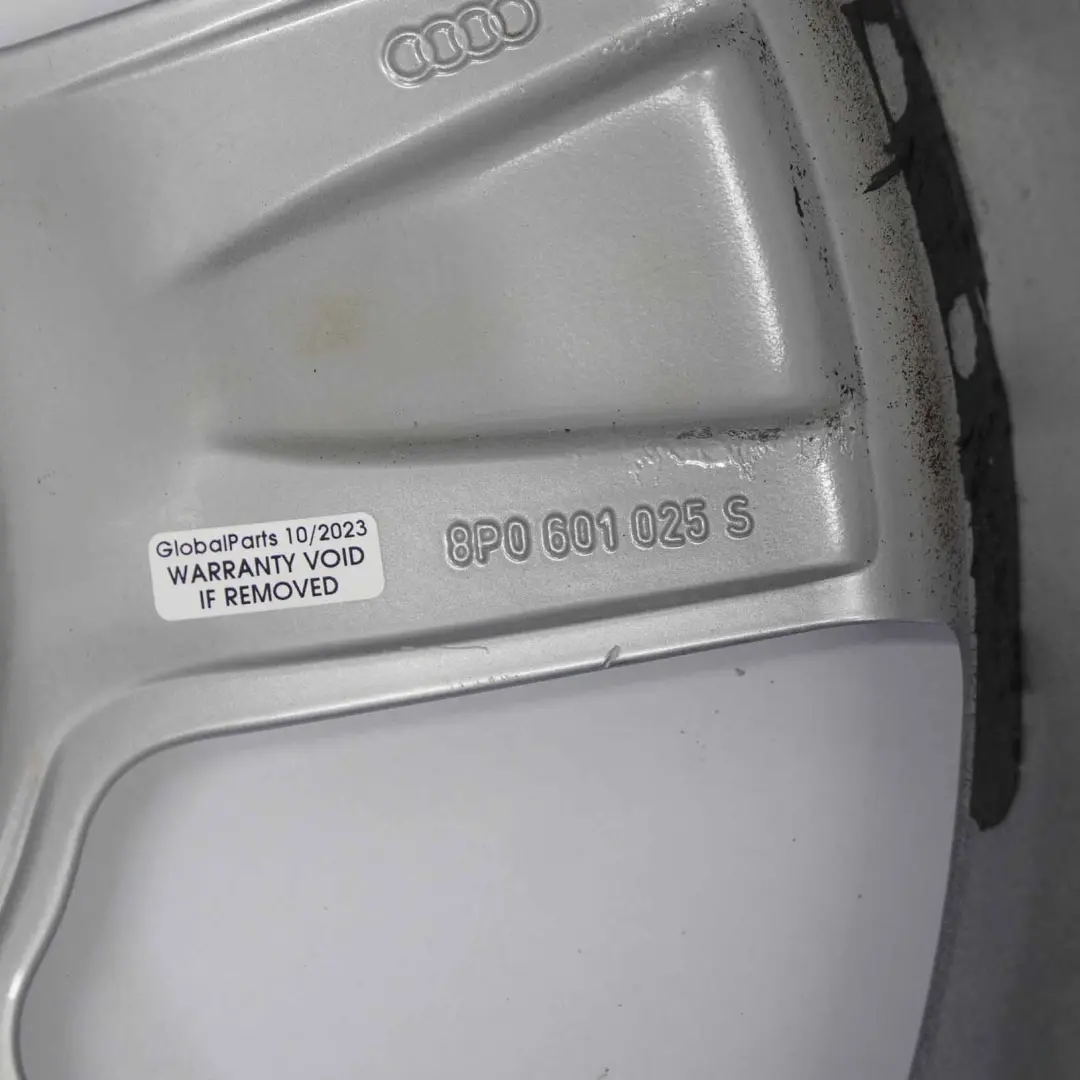 Audi A3 8P Silver Wheel Alloy Rim 18" ET:54 7,5J - SKU 8P0601025S-3 - Part number 8P0601025S