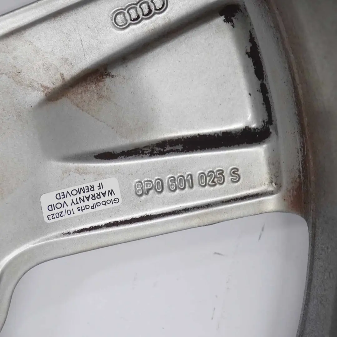 Alloy Rim 18" ET:54 7,5J to Audi A3 8P Silver Wheel with Part number 8P0601025S Audi A3 8P Silver Wheel Alloy Rim 18" ET:54 7,5J - SKU 8P0601025S-4 - Part number 8P0601025S