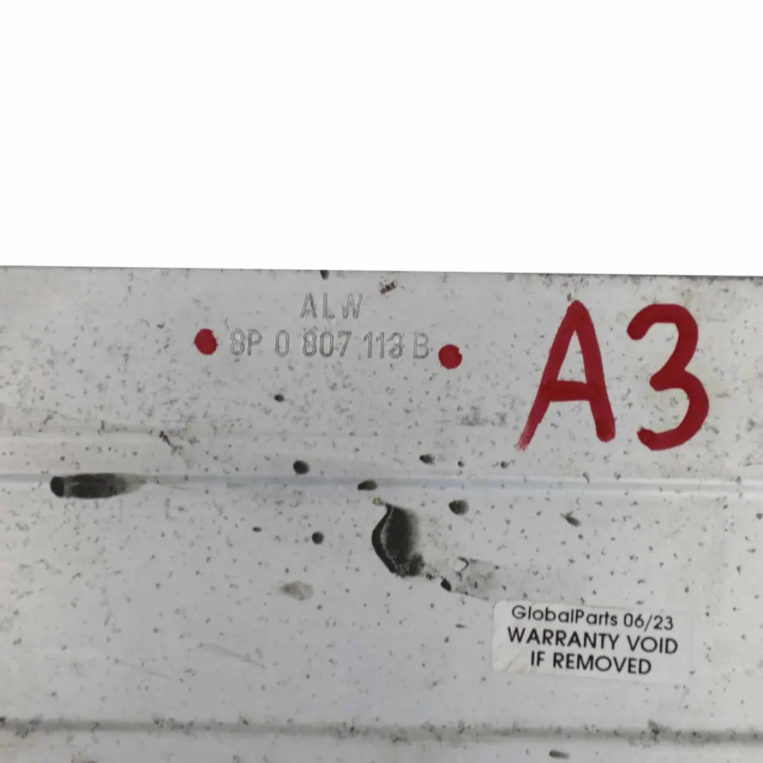 Audi A3 8P Supporto paraurti anteriore a croce Barra d'urto - SKU 8P0807437B - Numero di parte 8P0807437B