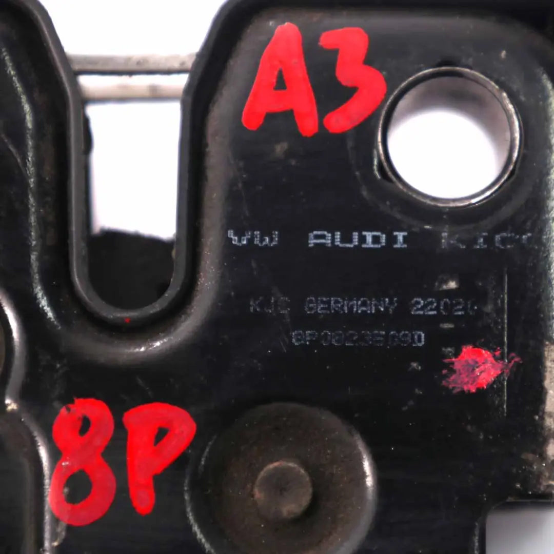 Hood Bonnet Engine Release Catch Latch Lock Front to Audi A3 8P with Part number 8P0823509D Audi A3 8P Hood Bonnet Engine Release Catch Latch Lock Front - SKU 8P0823509D - Part number 8P0823509D