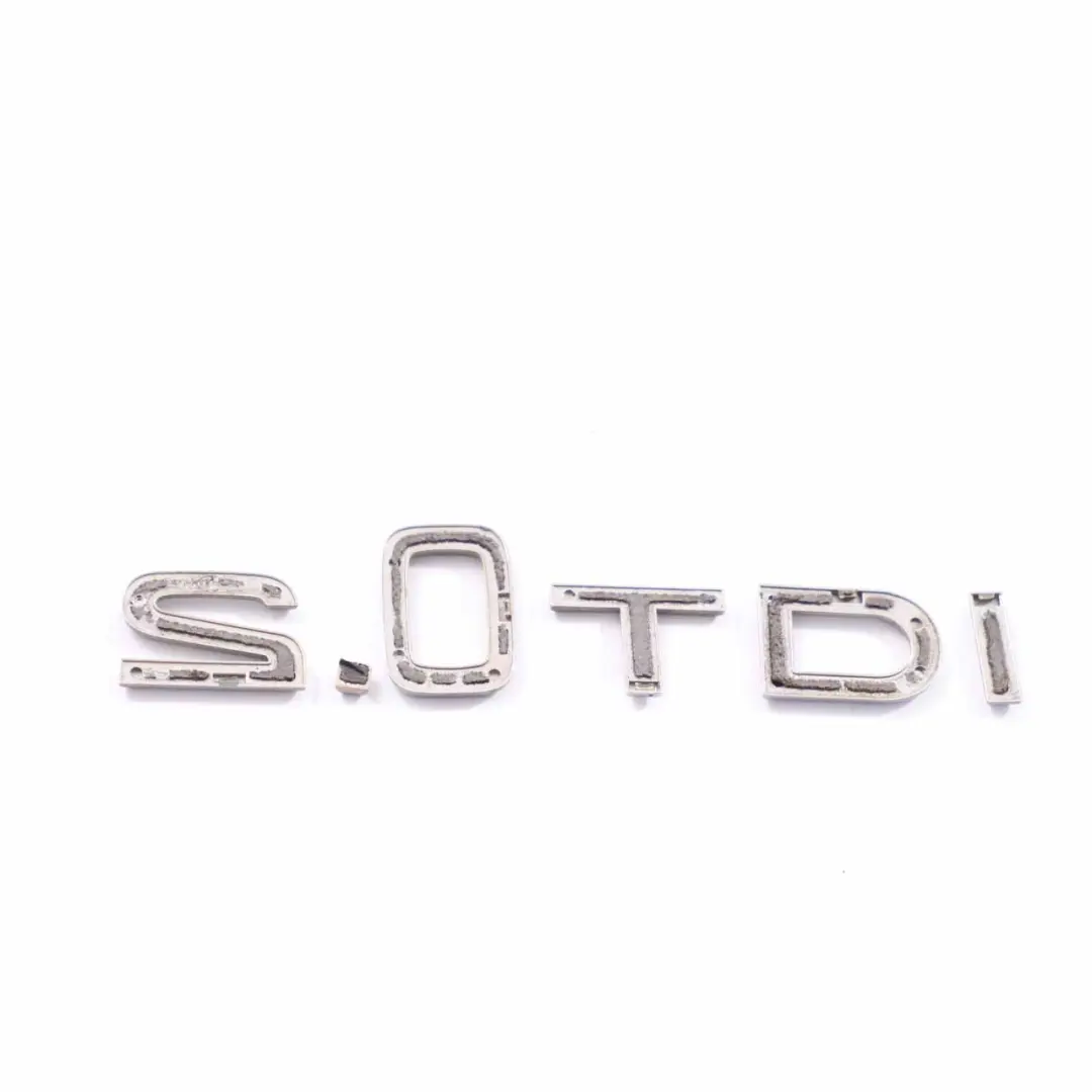 Trunk Emblem Audi A3 A4 A6 2.0 TDI Rear Boot Tailgate Adhered Badge - SKU 8P0853743G - Part number 8P0853743G