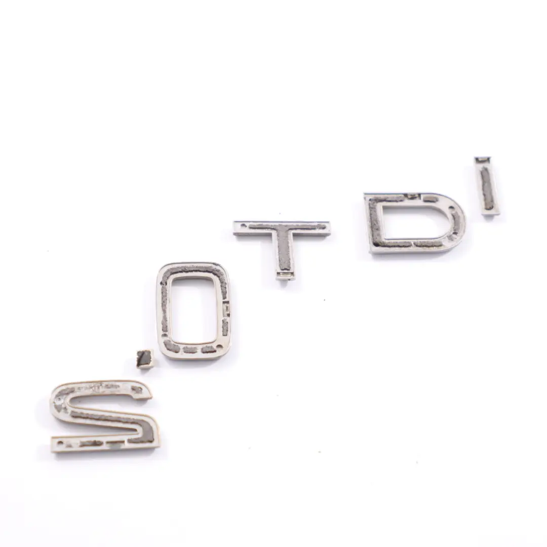  Trunk Emblem Audi A3 A4 A6 2.0 TDI Rear Boot Tailgate Adhered Badge - SKU 8P0853743G - Part number 8P0853743G