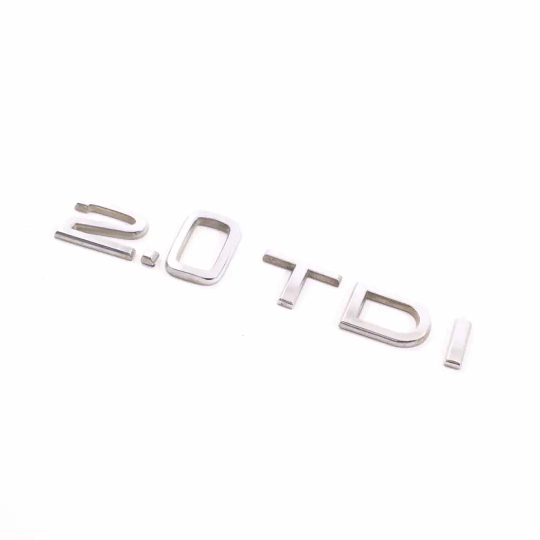 Audi A3 A4 A6 2.0 TDI Emblemat Znaczek Klapy Tył - SKU 8P0853743G - Numer Części 8P0853743G