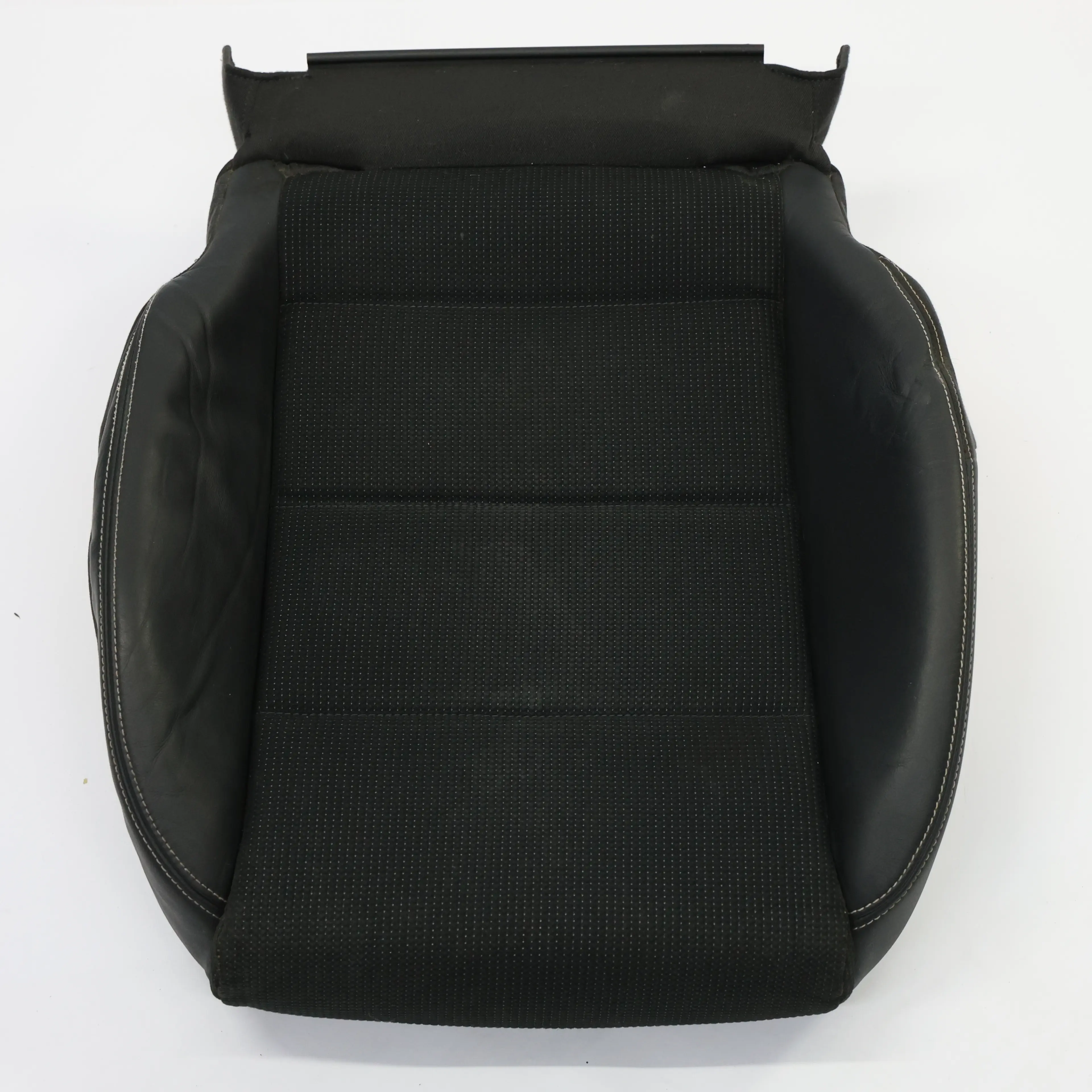 Audi A3 8P Coprisedile Anteriore Sportivo Cuscino Destro Perlnappa Nero Argento