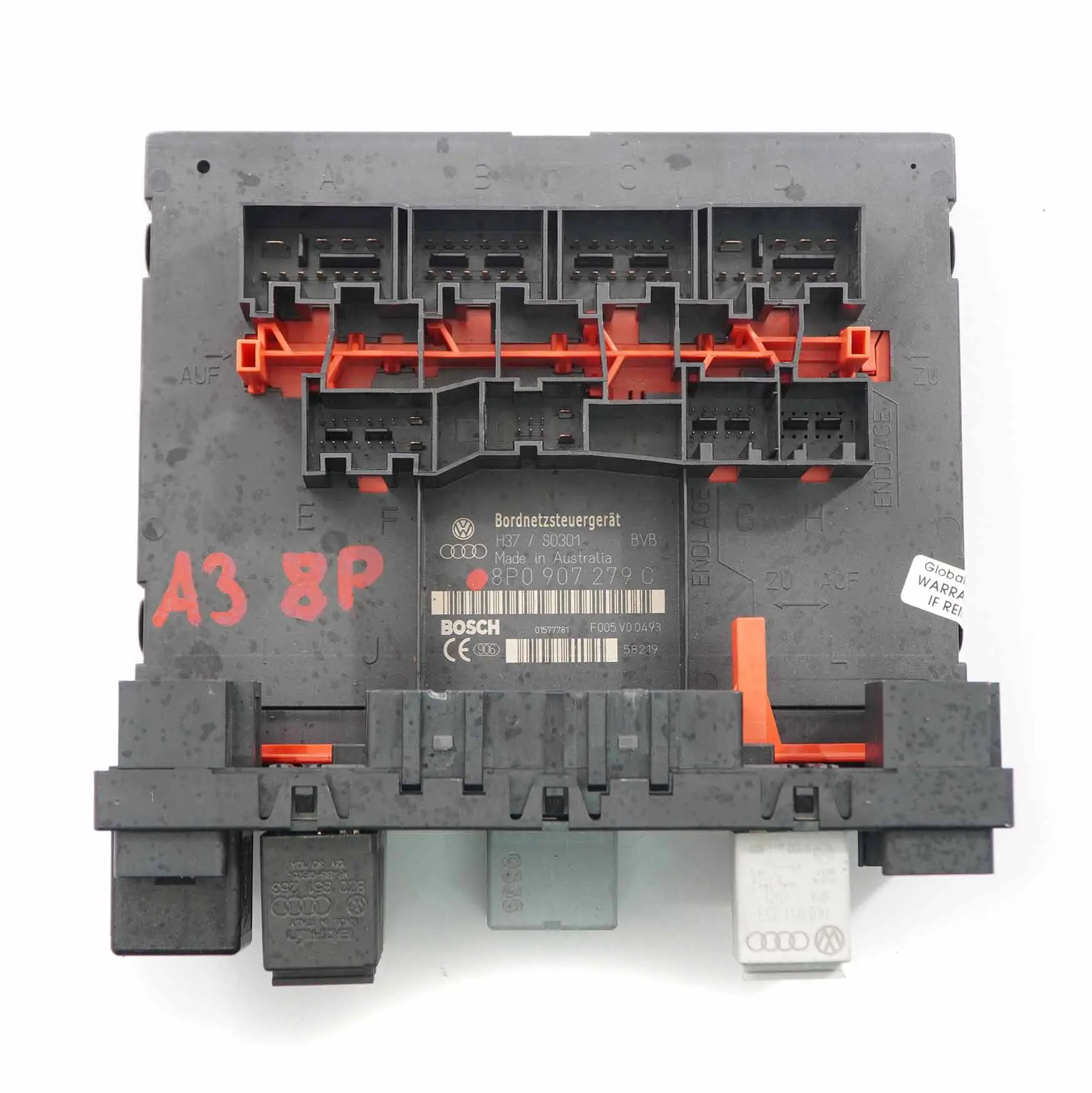 Audi A3 8P Cuerpo Control Confort Unidad Módulo BCM Unidad 8P0907279C