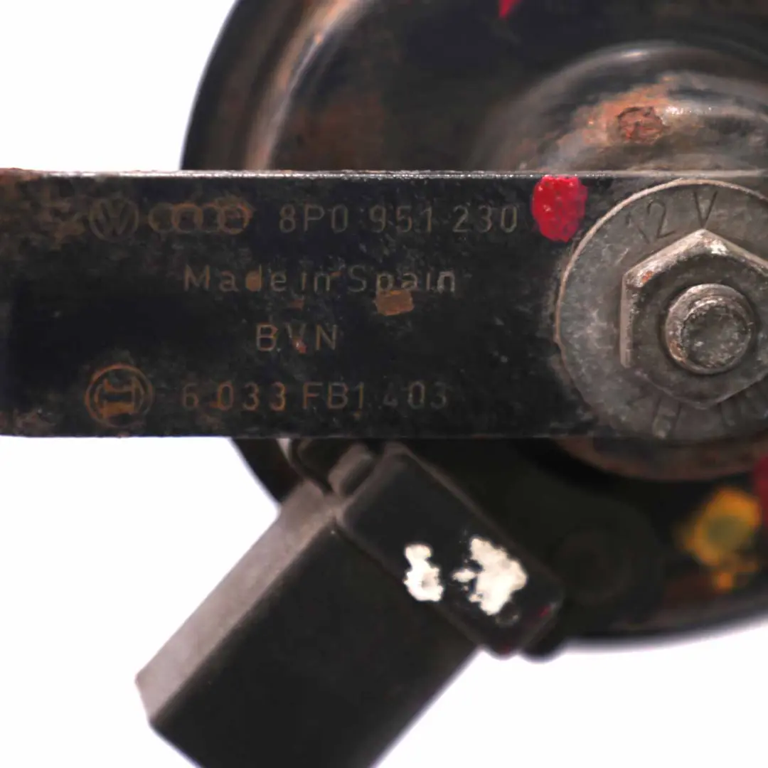 Audi A3 8P Signal de corne Fanfare Tonalité aiguë - SKU 8P0951230 - Numéro de pièce 8P0951230