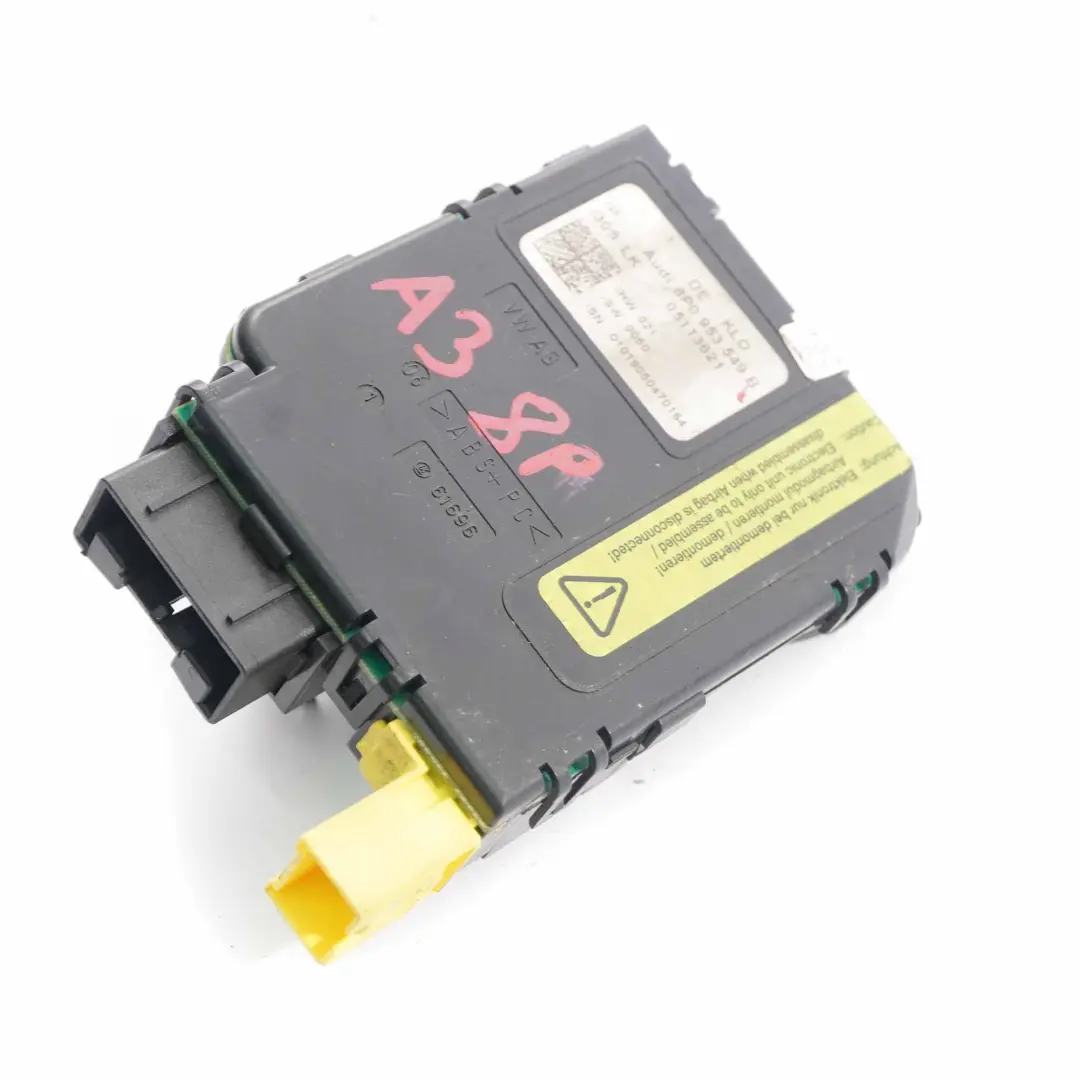 Steering Wheel Position Angle Sensor Control Unit Module to Audi A3 8P with Part number 8P0953549B Audi A3 8P Steering Wheel Position Angle Sensor Control Unit Module - SKU 8P0953549B - Part number 8P0953549B