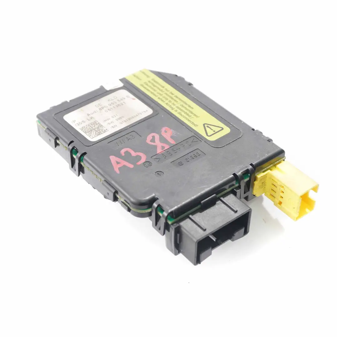 Steering Wheel Position Angle Sensor Control Unit Module to Audi A3 8P with Part number 8P0953549B Audi A3 8P Steering Wheel Position Angle Sensor Control Unit Module - SKU 8P0953549B - Part number 8P0953549B