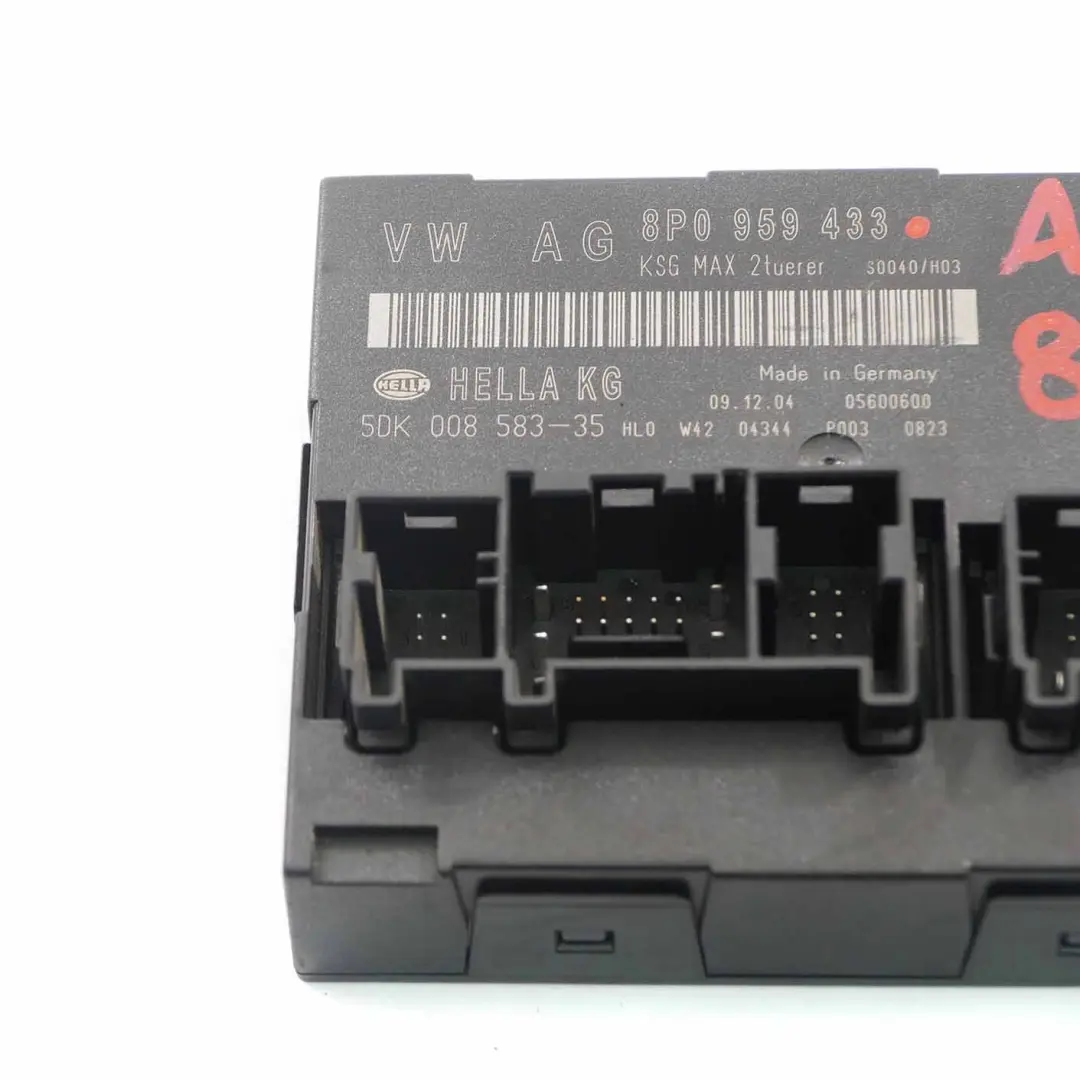 Audi A3 8P Body Control Comfort Unit Module BCM Convenience Unit - SKU 8P0959433 - Part number 8P0959433