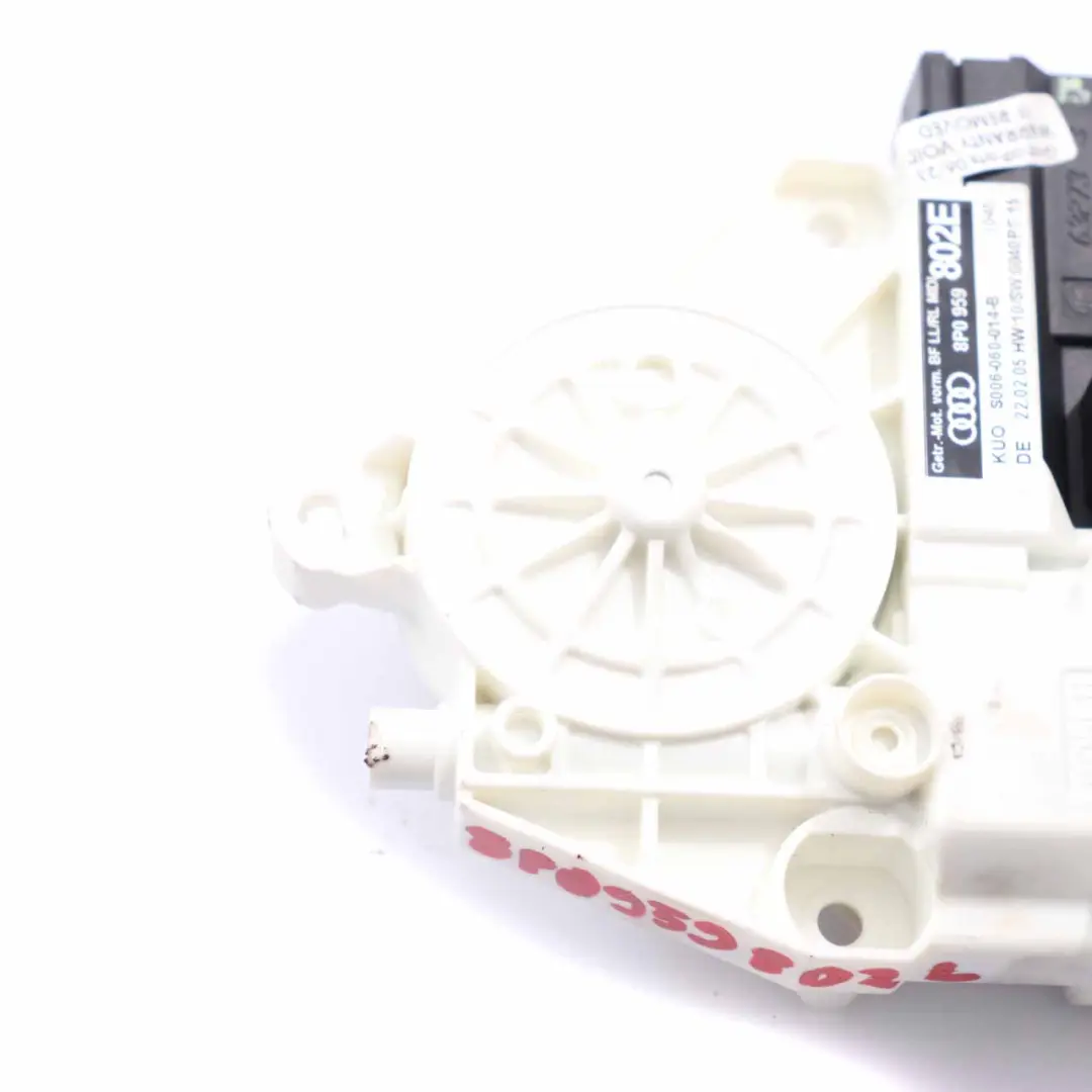 Audi A3 8P Fensterhebermotor Tür vorne rechts Antrieb elektrisch - SKU 8P0959802E - Teilenummer 8P0959802E