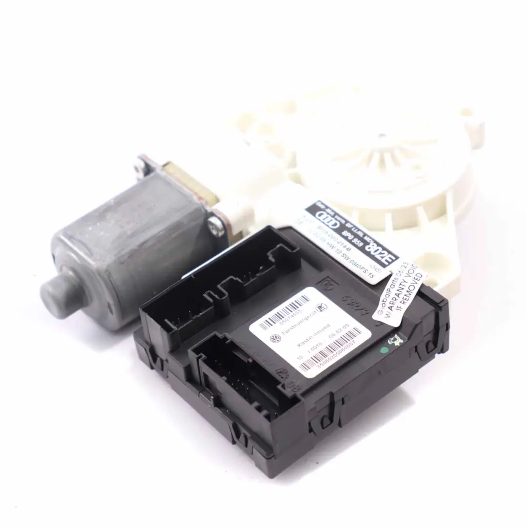 Audi A3 8P Window Lifter Motor Door Front Left N/S Drive Electric - SKU 8P0959802E - Part number 8P0959802E