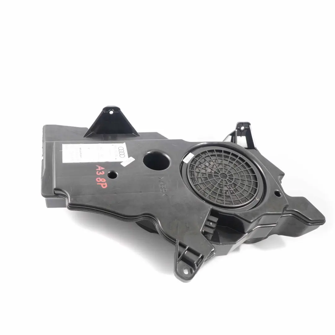 Audi A3 8P Subwoofer Panneau d'enceintes audio latérales du coffre arrière - SKU 8P3035382 - Numéro de pièce 8P3035382