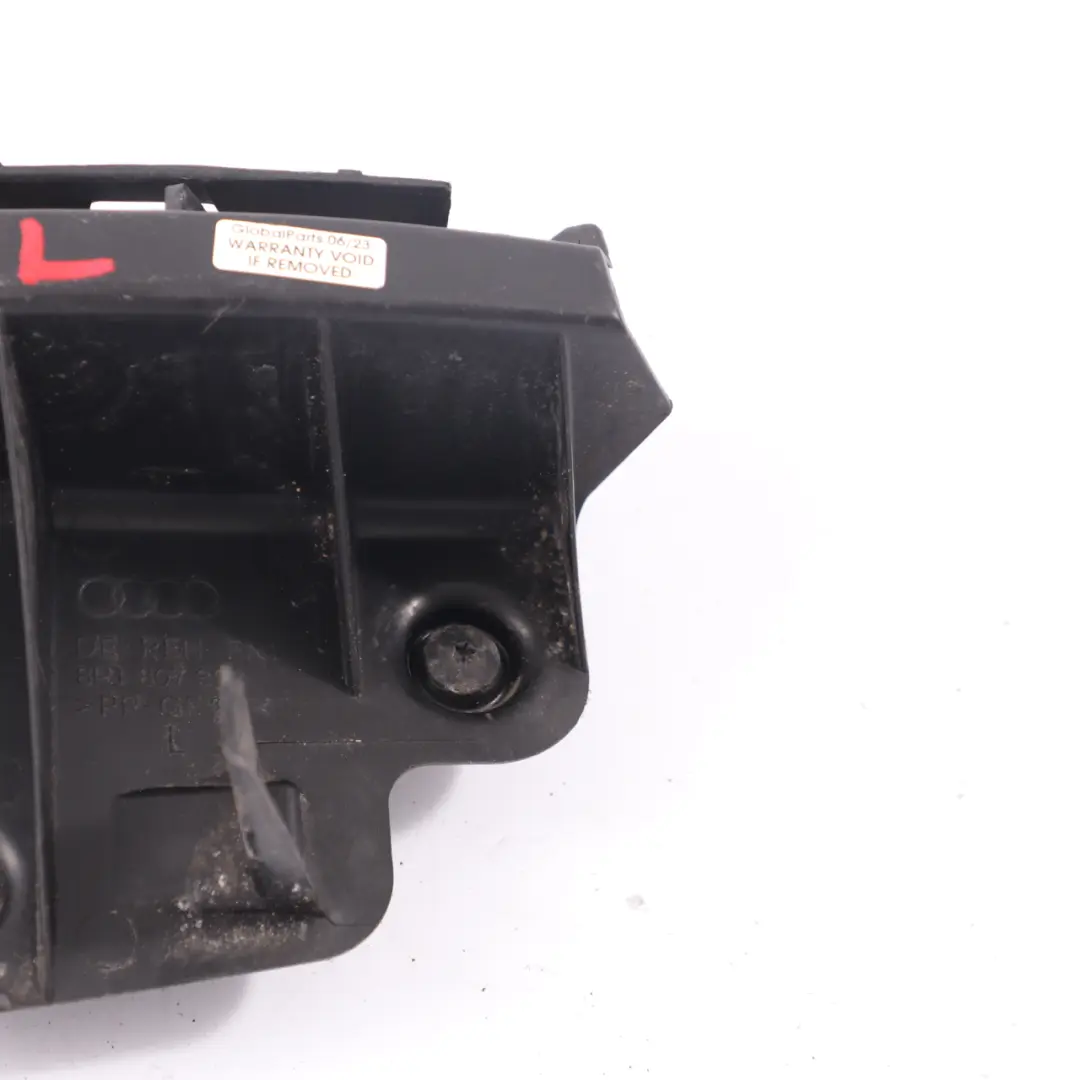 Bumper Mount Bracket Trim Support Left N/S Guide to Audi A3 8P Rear with Part number 8P3807393 Audi A3 8P Rear Bumper Mount Bracket Trim Support Left N/S Guide - SKU 8P3807393 - Part number 8P3807393