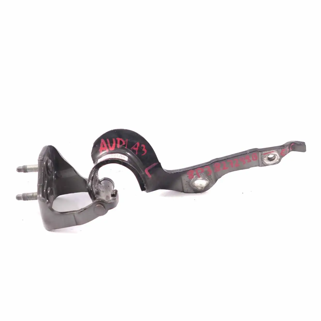 Audi A3 8P Trunk Hinge Left N/S Boot Tailgate Ebony Black Pearl - LZ9W 8P3827299