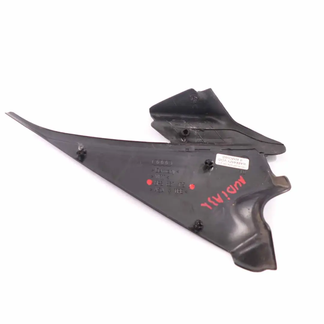 Audi A3 8P Moulure Porte Couvercle de Rétroviseur Intérieur Avant Gauche - SKU 8P3837175 - Numéro de pièce 8P3837175