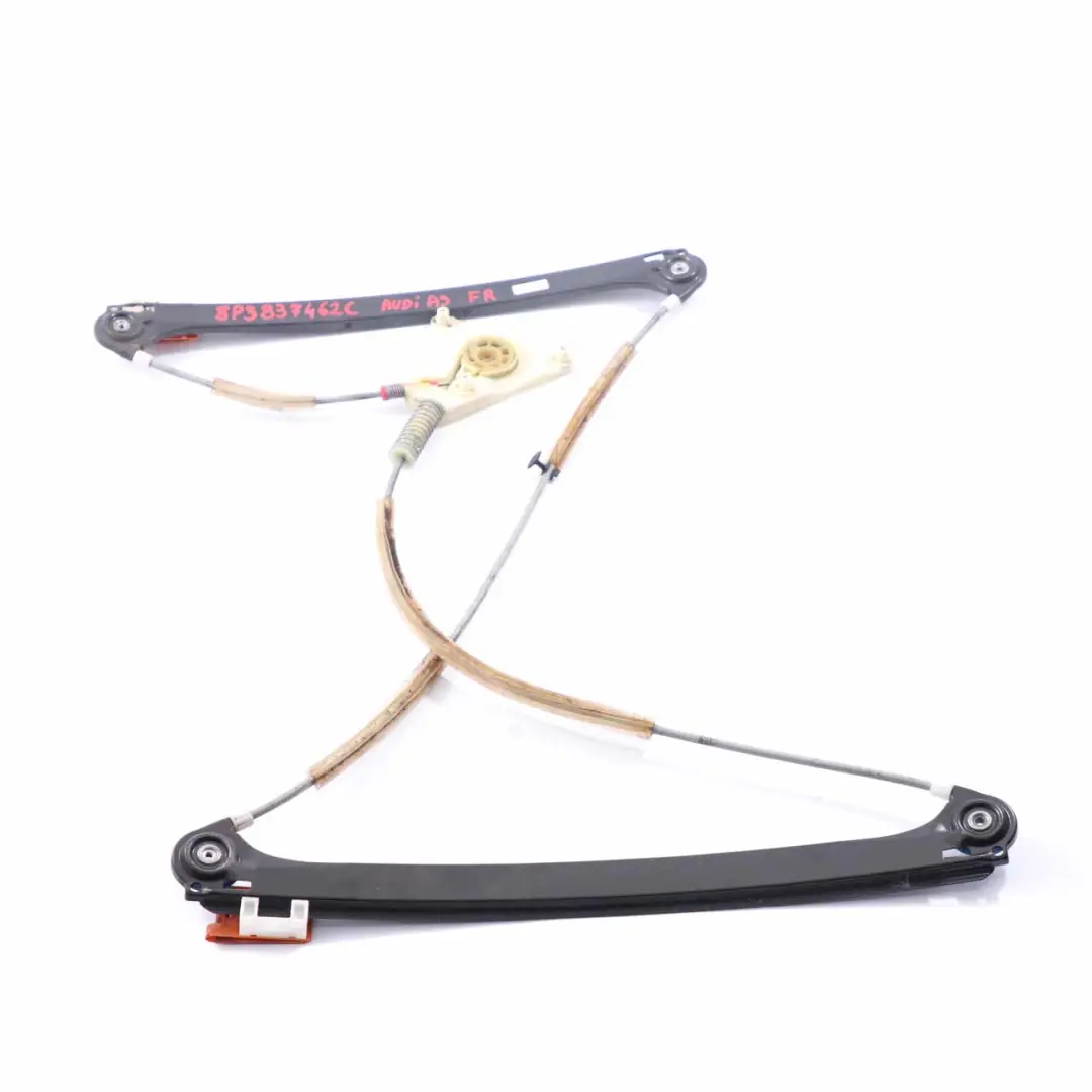 Audi A3 8P Elevalunas Puerta Delantera Derecha Mecanismo Regulador - SKU 8P3837462C - Número de pieza 8P3837462C
