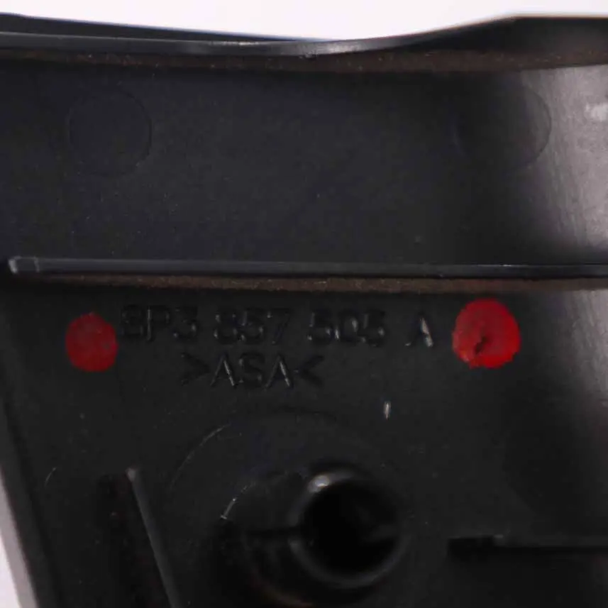 Audi A3 8P Dreieck Abdeckung Trim Vordertür links Innenraum Schwarz - SKU 8P3857505A - Teilenummer 8P3857505A