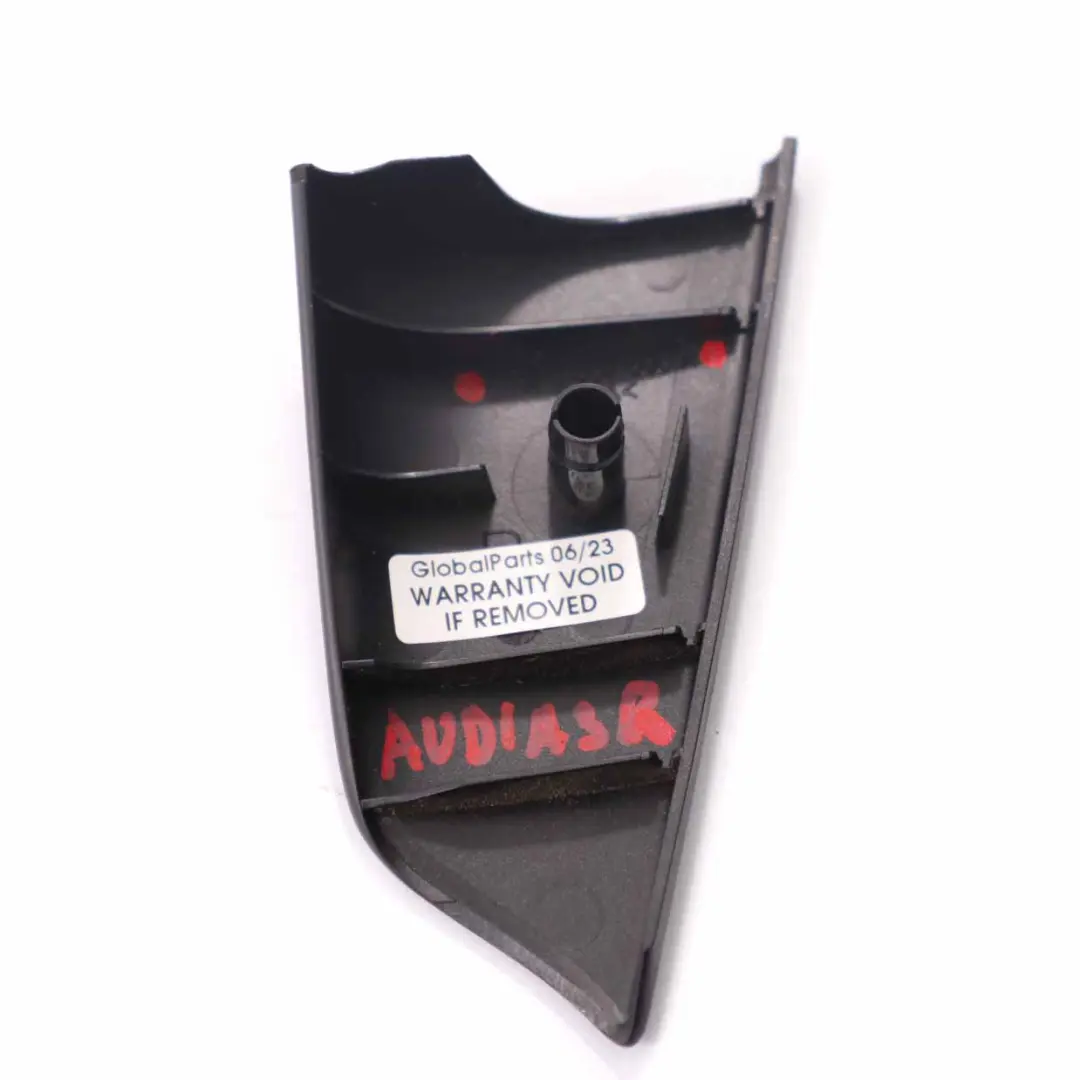 Audi A3 8P Triángulo Tapa Embellecedor Puerta Delantera Derecha Negro - SKU 8P3857506A - Número de pieza 8P3857506A