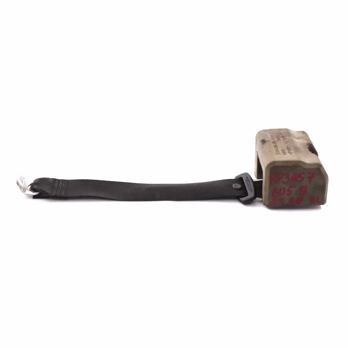 Audi A3 8P Ceinture de sécurité arrière gauche droite Noir 8P3857805B