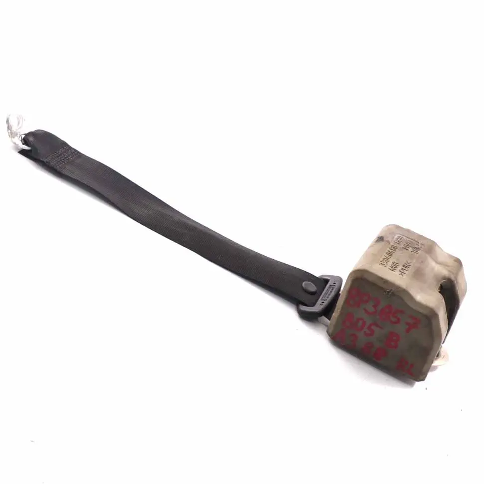 Audi A3 8P Ceinture de sécurité arrière gauche droite Noir - SKU 8P3857805B - Numéro de pièce 8P3857805B
