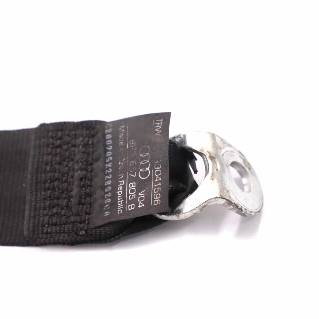 Audi A3 8P Ceinture de sécurité arrière gauche droite Noir - SKU 8P3857805B - Numéro de pièce 8P3857805B