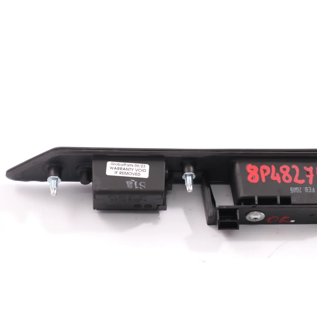 Handle Audi A3 A4 A6 Boot Trim Panel Number Plate Light Lamp to Tailgate with Part number 8P4827574 Tailgate Handle Audi A3 A4 A6 Boot Trim Panel Number Plate Light Lamp - SKU 8P4827574 - Part number 8P4827574