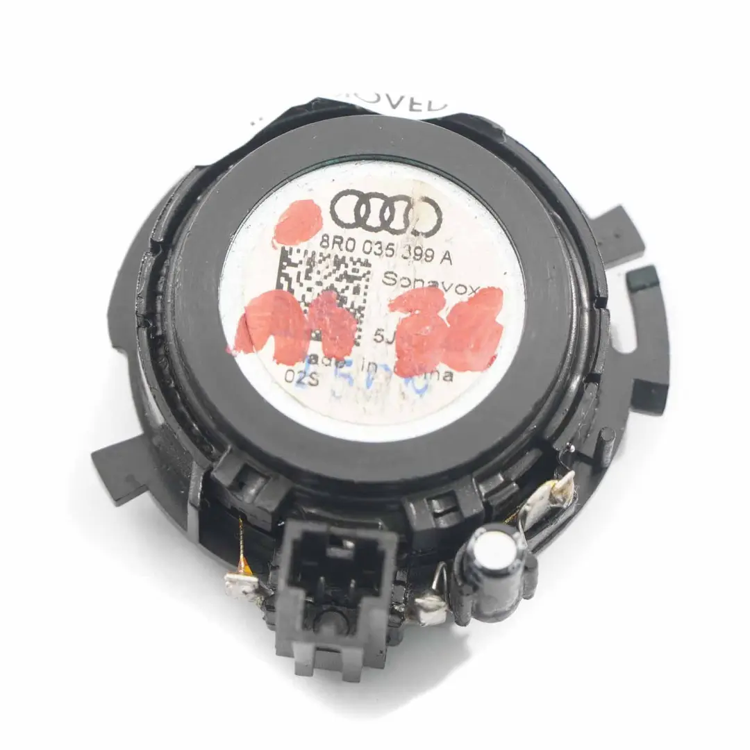 Audi A4 B8 Altoparlante scheda porta posteriore sinistra destra audio - SKU 8R0035399 - Numero di parte 8R0035399