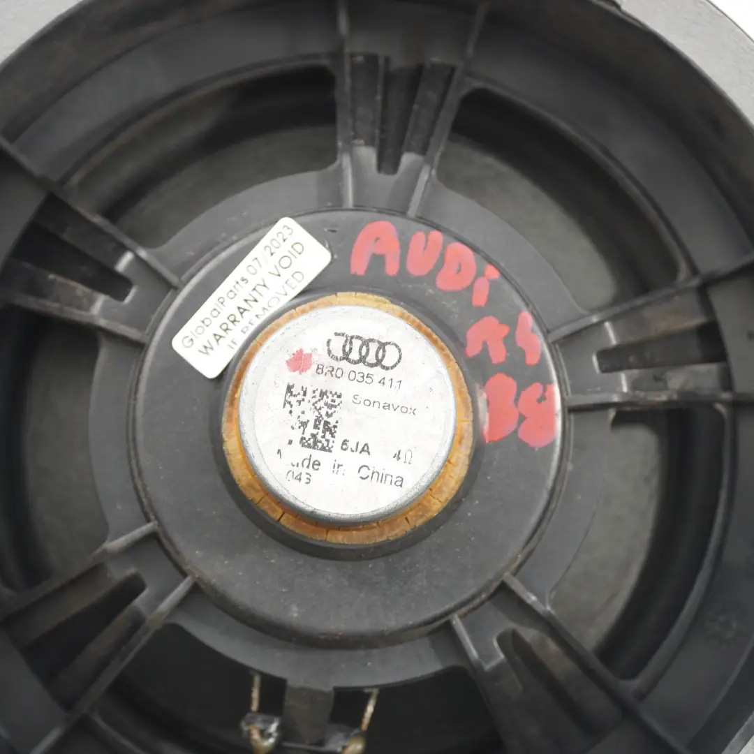 Audi A4 B8 Tarjeta Puerta Altavoces Trasera Izquierda Derecha Audio - SKU 8R0035411 - Número de pieza 8R0035411