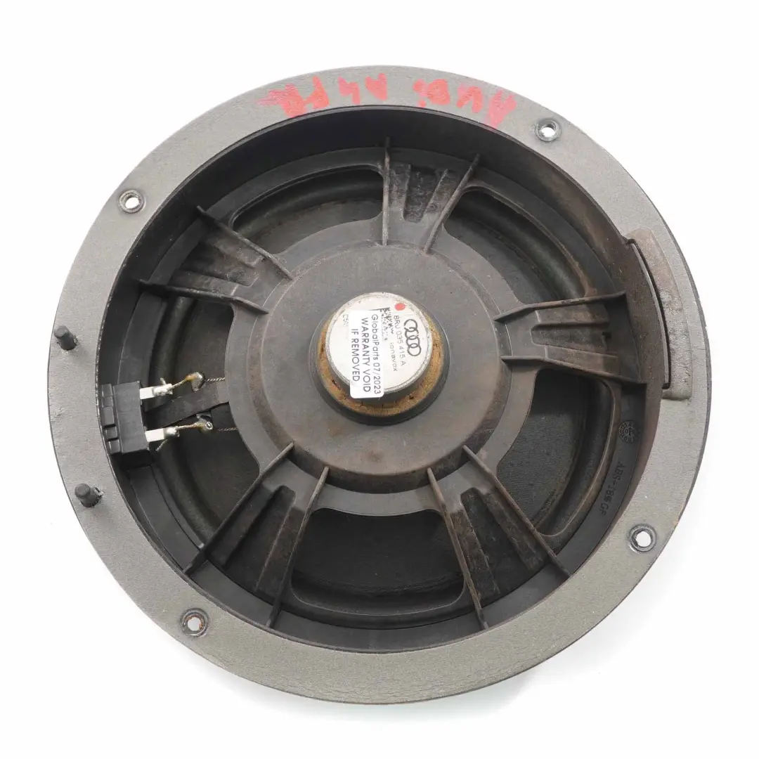 Altoparlante anteriore Audi A4 B8 A5 8T Porta sinistra destra Gamma per con numero di parte 8R0035415A Altoparlante anteriore Audi A4 B8 A5 8T Porta sinistra destra Gamma - SKU 8R0035415A - Numero di parte 8R0035415A