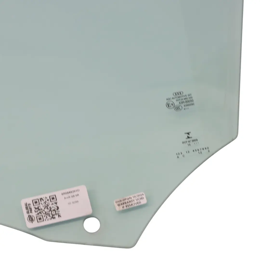 Audi Q5 8R Door Window Glass Front Left N/S AS2 Green Glazing - SKU 8R0845201D - Part number 8R0845201D