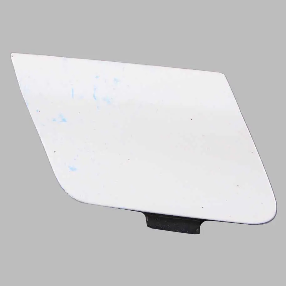 Audi A5 8T S-Line Front Bumper Flap Towing Eye Hook Cover Ibis White - SKU 8T0807241F - Part number 8T0807241F