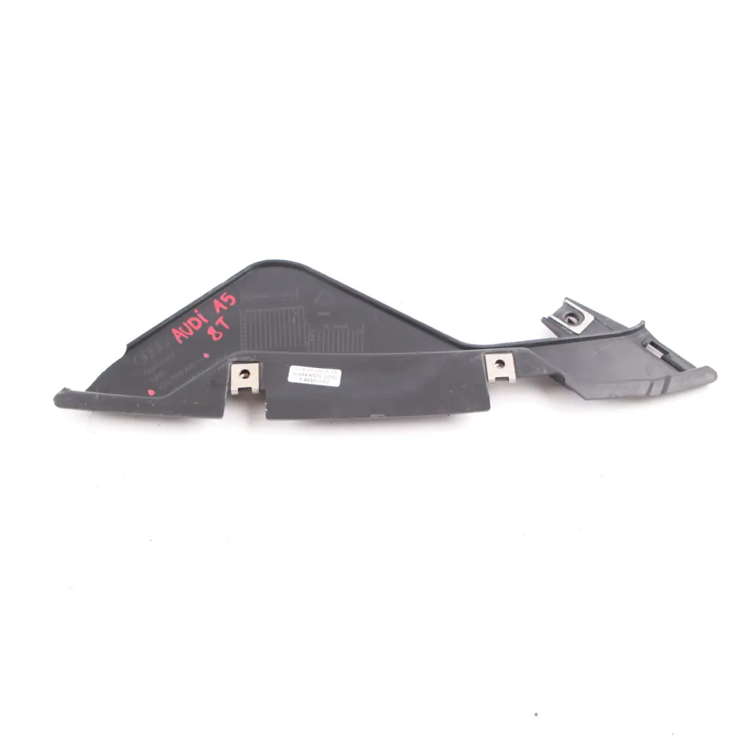 Front Bumper Bracket Right O/S Lower Trim Cover Adapter to Audi A5 8T with Part number 8T0807410 Audi A5 8T Front Bumper Bracket Right O/S Lower Trim Cover Adapter - SKU 8T0807410 - Part number 8T0807410