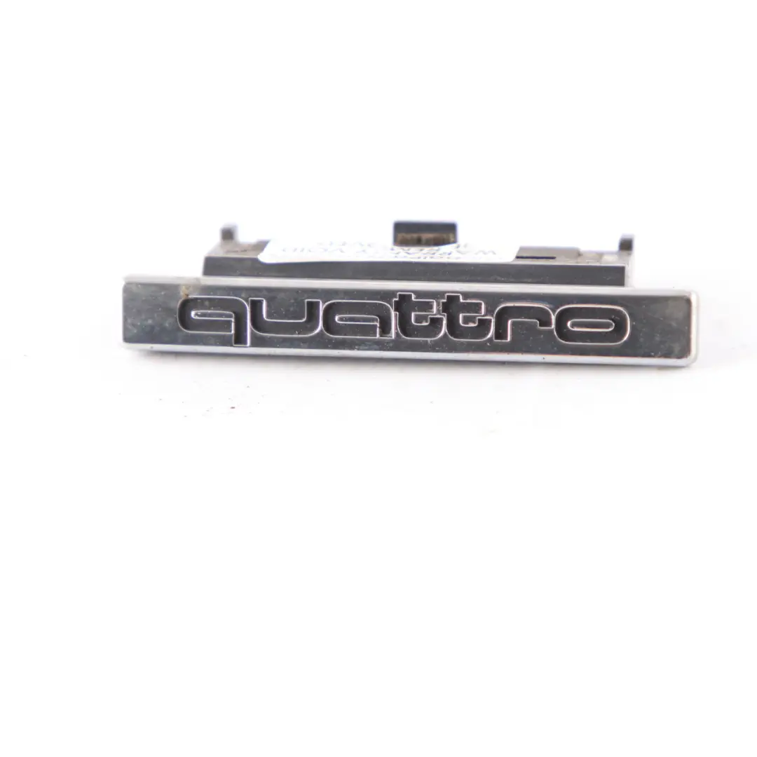 Front Grille Emblem Logo Badge Quattro to Audi A5 8T with Part number 8T0853736E Audi A5 8T Front Grille Emblem Logo Badge Quattro - SKU 8T0853736E - Part number 8T0853736E