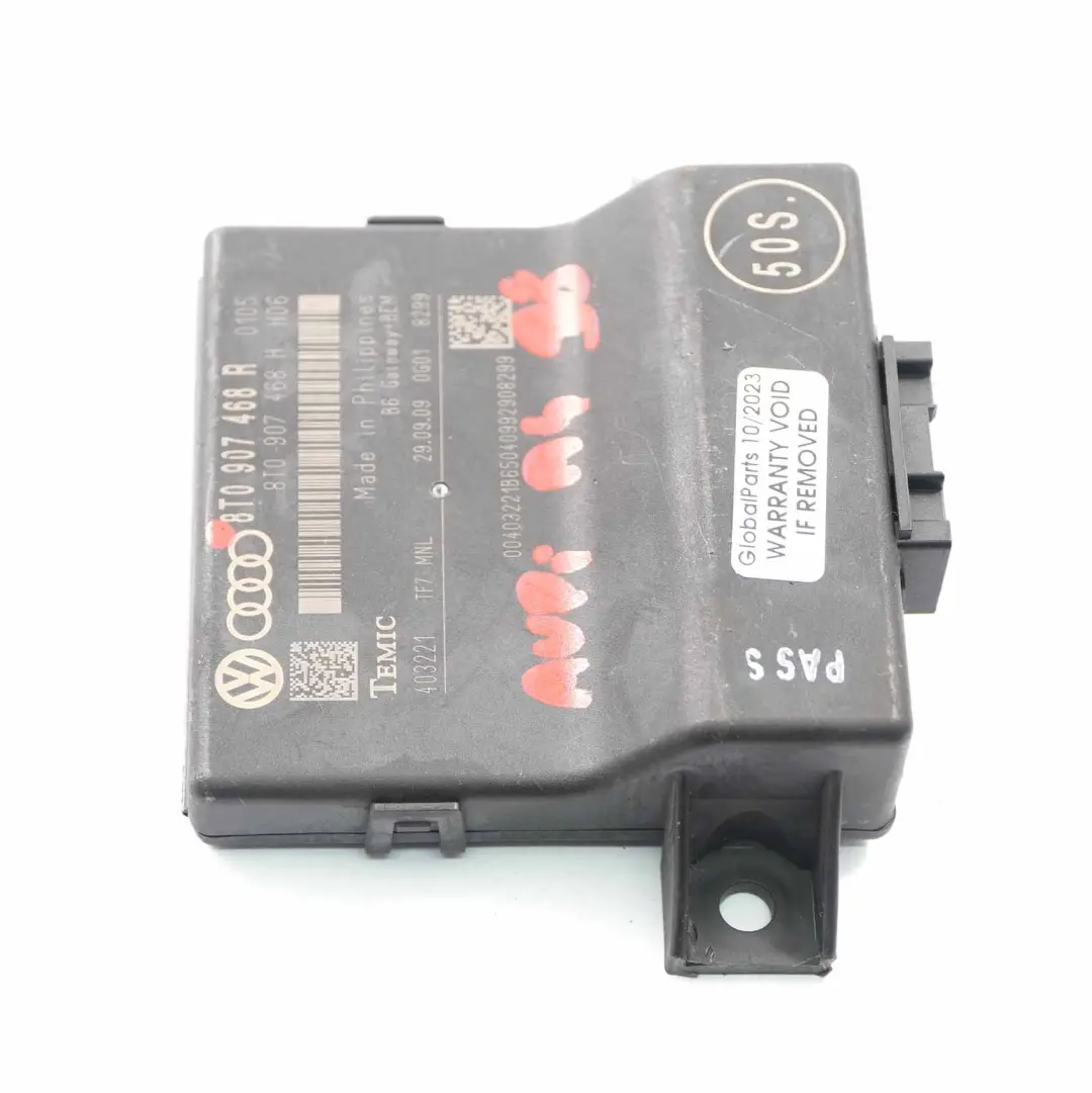 Audi A4 B8 Gateway Steuergerät Modul ECU - SKU 8T0907468R - Teilenummer 8T0907468R