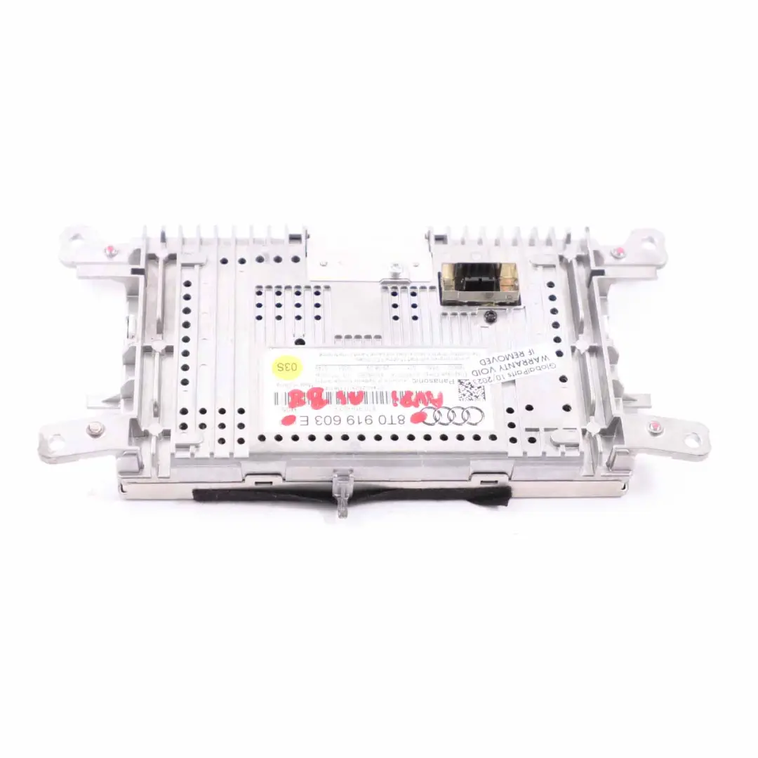 Audi A4 B8 Ecran d'affichage Navigation Sat Nav Tableau de bord - SKU 8T0919603E-1 - Numéro de pièce 8T0919603E