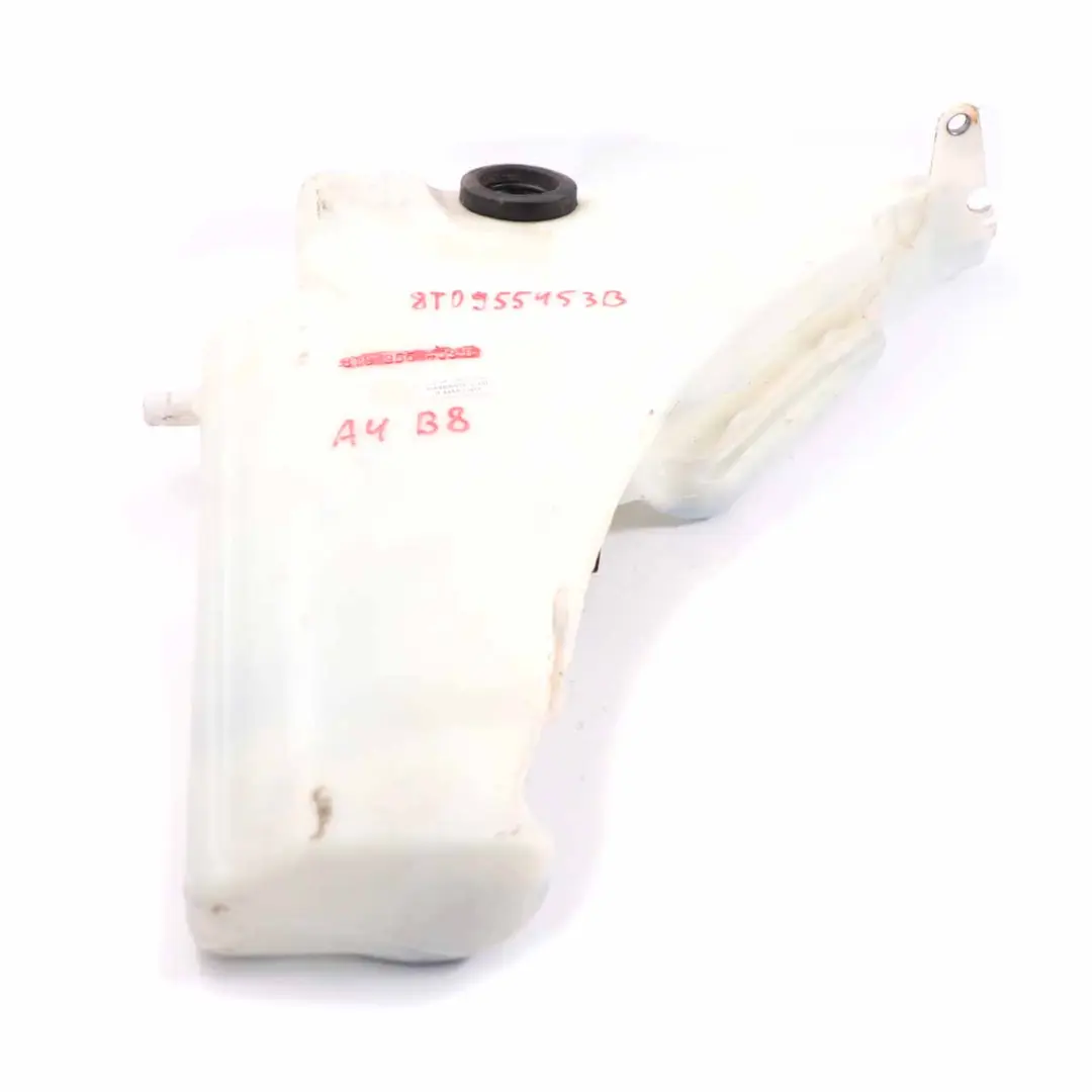 Windscreen Washer Bottle Tank Reservoir Front to Audi A4 B8 A5 8T with Part number 8T0955453B Audi A4 B8 A5 8T Windscreen Washer Bottle Tank Reservoir Front - SKU 8T0955453B - Part number 8T0955453B