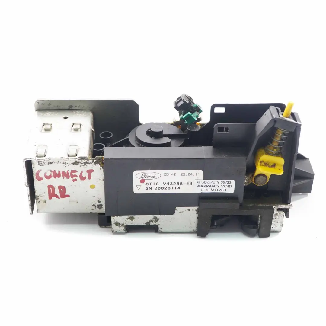 Sliding Door Lock Ford Transit Connect Rear Actuator Mechanism to with Part number 8T16-V43288-EB Sliding Door Lock Ford Transit Connect Rear Actuator Mechanism - SKU 8T16-V43288-EB - Part number 8T16-V43288-EB