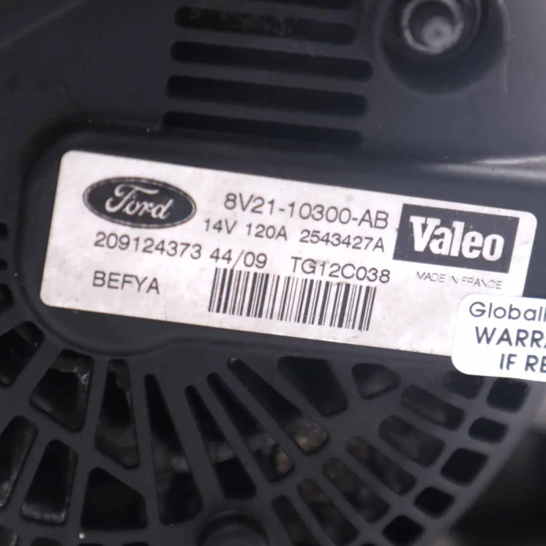 Ford Focus Diesel Motor Alternador Generador Unidad - SKU 8V21-10300-AB - Número de pieza 8V21-10300-AB