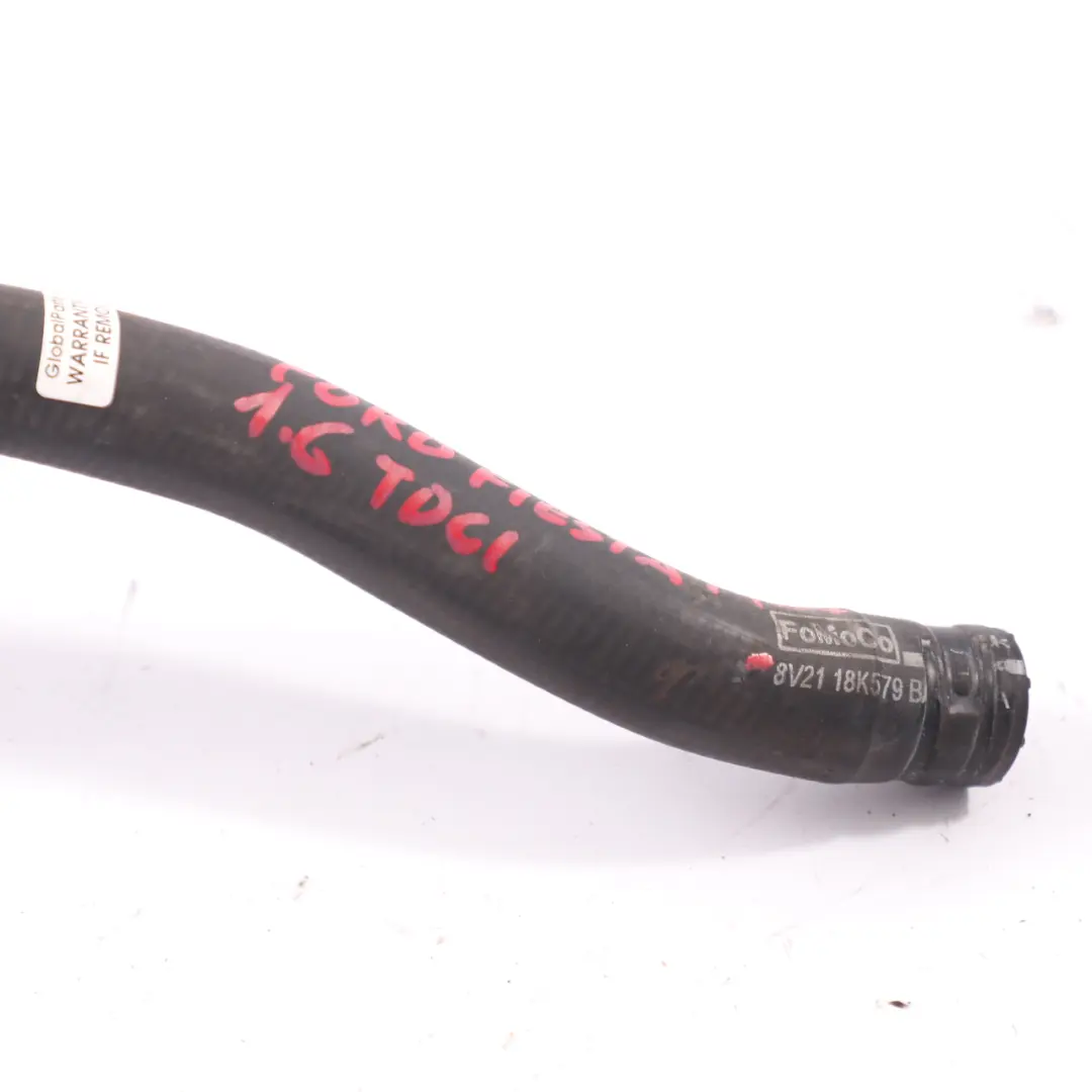 tubo acqua riscaldatore raffreddamento tubo per Ford Fiesta MK7 1.6 TDCI con numero di parte 8V2118K579B Ford Fiesta MK7 1.6 TDCI tubo acqua riscaldatore raffreddamento tubo - SKU 8V2118K579B - Numero di parte 8V2118K579B