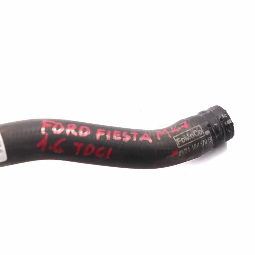 Water Hose Heater Cooling Coolant Pipe Line to Ford Fiesta MK7 1.6 TDCI with Part number 8V2118K579B Ford Fiesta MK7 1.6 TDCI Water Hose Heater Cooling Coolant Pipe Line - SKU 8V2118K579B - Part number 8V2118K579B