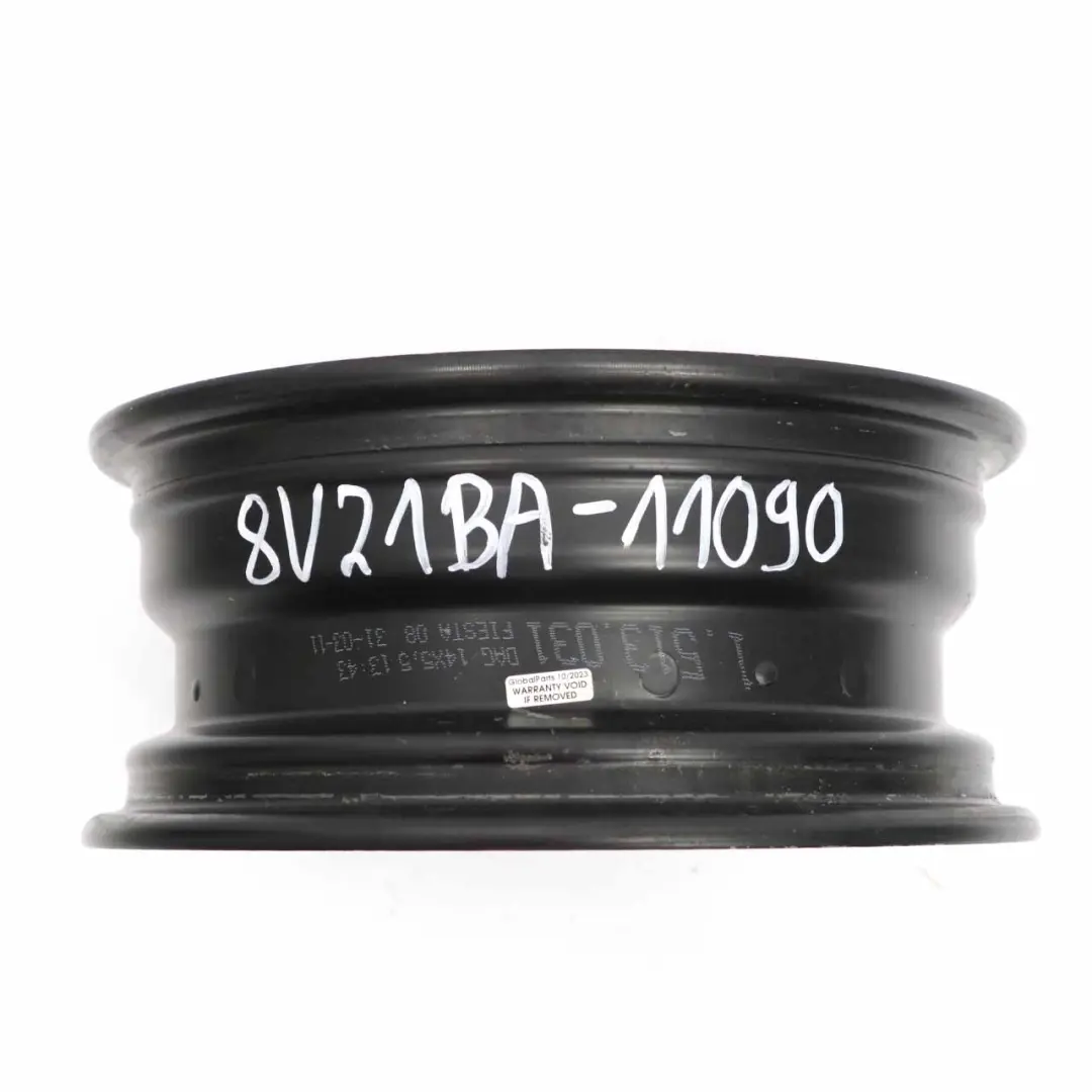 Ford Fiesta MK7 Cerchio acciaio nero 14" 5,5J ET:37,5 4x108 - SKU 8V21BA-11090 - Numero di parte 8V21BA-11090