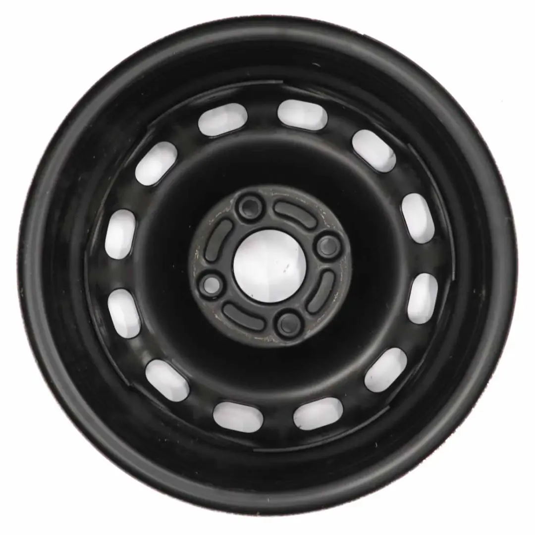 Schwarz Stahlfelge 14" 5,5J ET:37,5 4x108 für Ford Fiesta MK7 mit Teilenummer 8V21BA-11090 Ford Fiesta MK7 Schwarz Stahlfelge 14" 5,5J ET:37,5 4x108 - SKU 8V21BA-11090 - Teilenummer 8V21BA-11090
