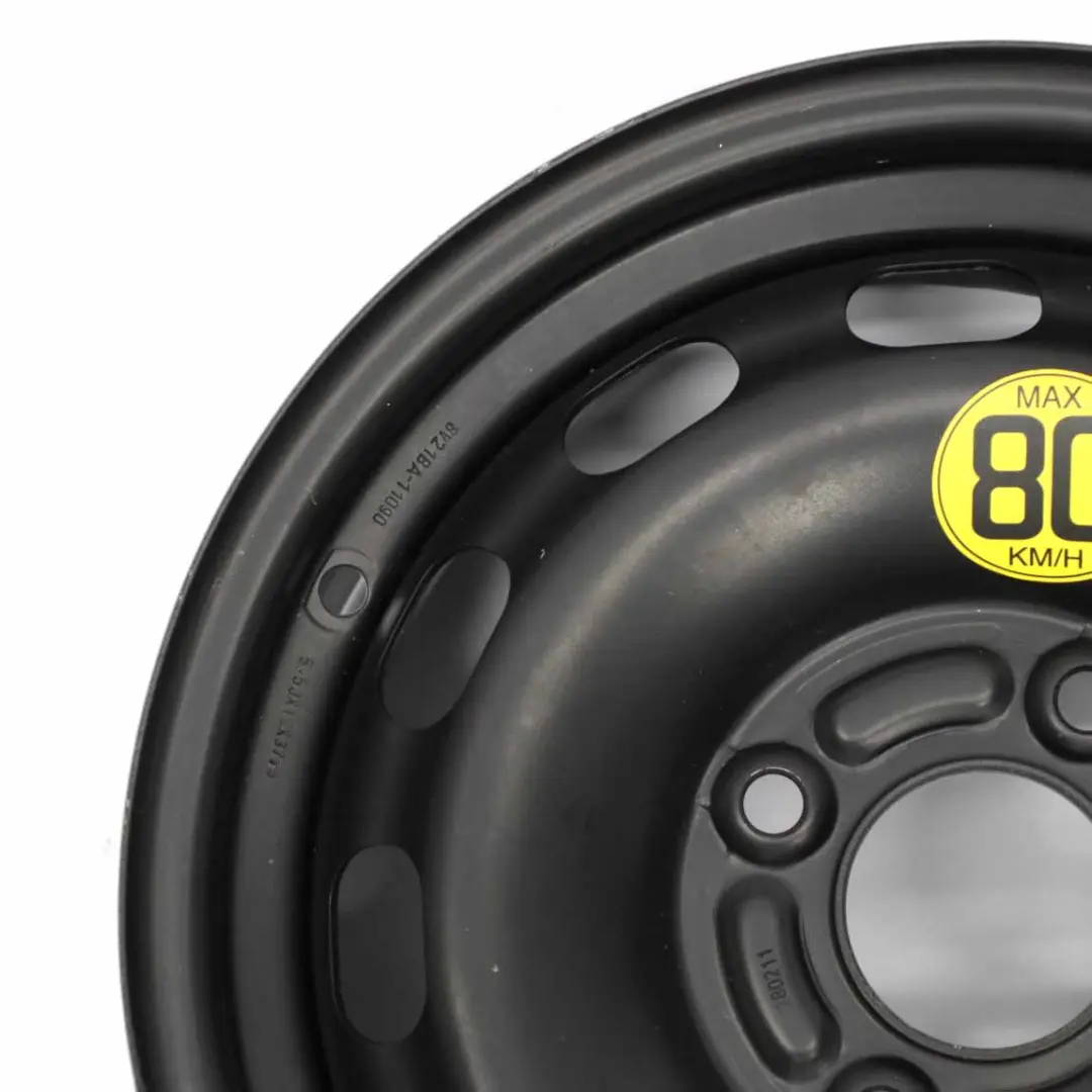 Ford Fiesta MK7 Black Steel Wheel Rim 14" 5,5J ET:37,5 4x108 - SKU 8V21BA-11090 - Part number 8V21BA-11090